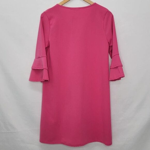 Boohoo Pink Straight Knee Length - Picture 9 of 14